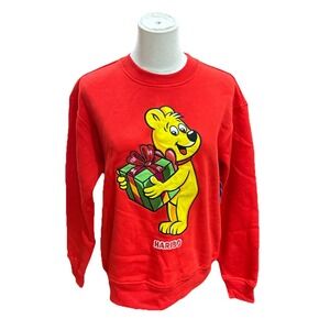 Haribo Bear‎ Sweater Crew neck Womens XS Red